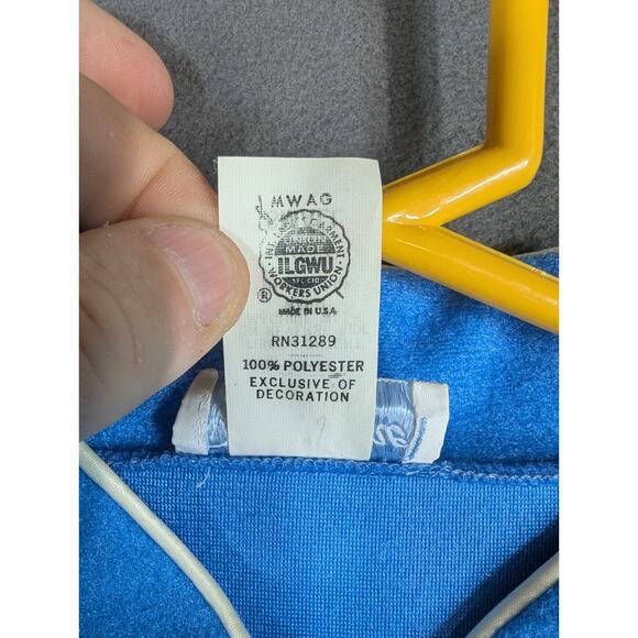 Vintage Wolverine Robe Lounger Size Small Blue Embroidered - Picture 5 of 7